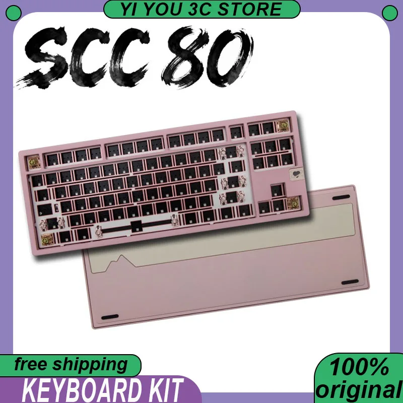 Комплект механической клавиатуры SCC80, беспроводная трехрежимная прокладка с возможностью горячей замены, 4000 мАч, алюминиевый сплав, игровая клавиатура для ПК, киберспорта, ноутбука
Комплект механической клавиатуры SCC80, беспроводная трехрежимная прокладка с возможностью горячей замены, 4000 мАч, алюминиевый сплав, игровая клавиатура для ПК, киберспорта, ноутбука
