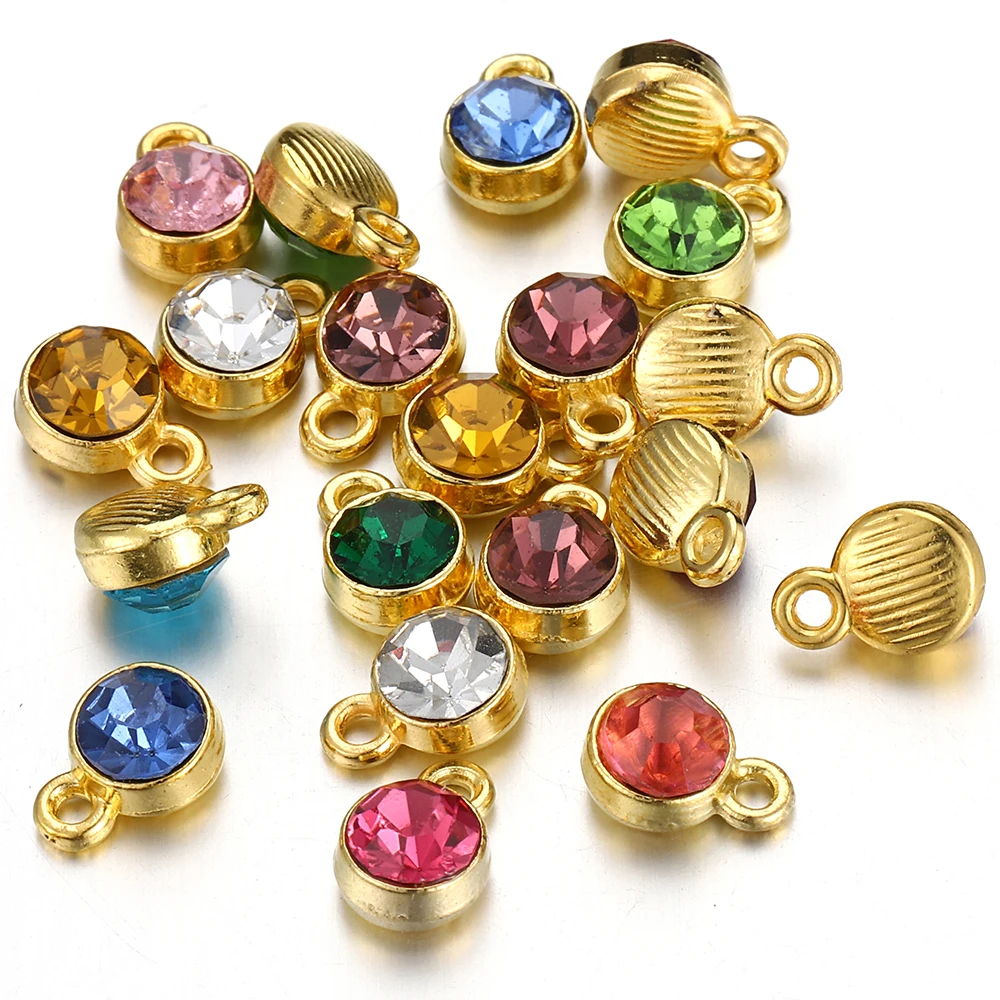 20pcs Crystal Charms Pendants Rhinestone Birthstones Beads for Necklace Bracelet Jewelry Making DIY Accessories Findings
20pcs Crystal Charms Pendants Rhinestone Birthstones Beads for Necklace Bracelet Jewelry Making DIY Accessories Findings
