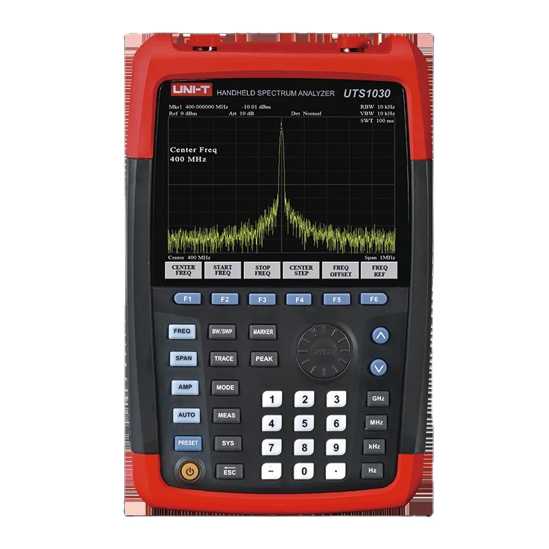 Sale promotion UTS1060 Handheld Spectrum Analyzer;1Hz~3MHz Spectrum Analyzer, 1Hz Resolution, USB Communication
Sale promotion UTS1060 Handheld Spectrum Analyzer;1Hz~3MHz Spectrum Analyzer, 1Hz Resolution, USB Communication