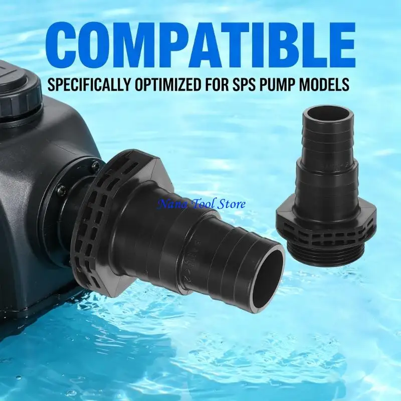 31GJ Connection Adapter For SPS100 SPS75 SPS50 SPS25 Circulation Pump Pool Accessory
31GJ Connection Adapter For SPS100 SPS75 SPS50 SPS25 Circulation Pump Pool Accessory