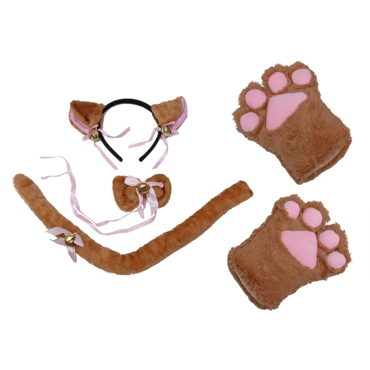 5pcs Cat Claw Gloves Set Cosplay Costume Adorable Kit Party Accessories Headband Collar Tail Gothic Lolita Halloween Cosplay
5pcs Cat Claw Gloves Set Cosplay Costume Adorable Kit Party Accessories Headband Collar Tail Gothic Lolita Halloween Cosplay