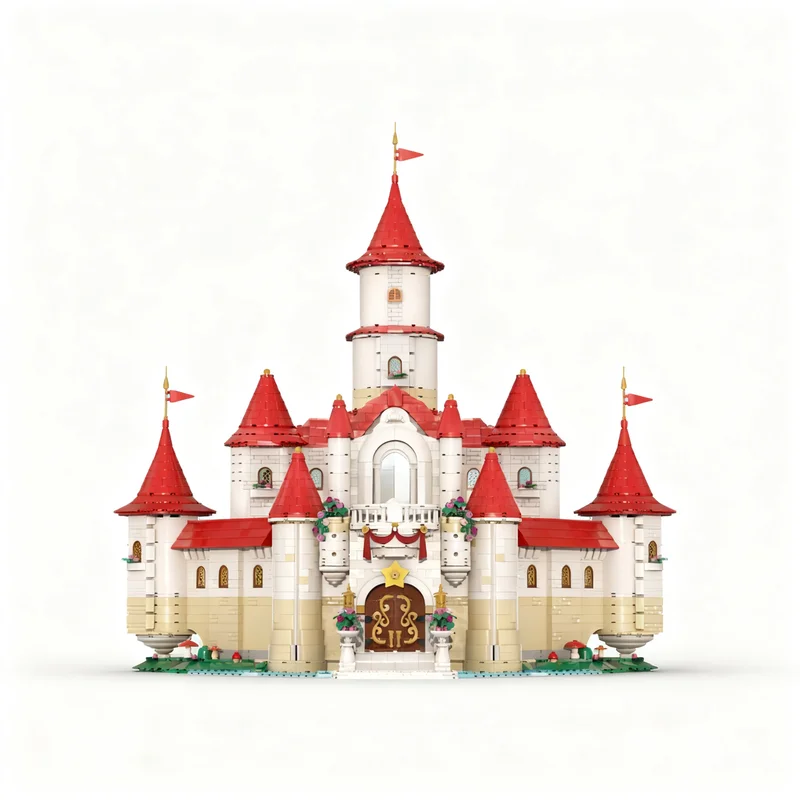 NEW 4454PCS Game Movie Maried Series MOC Princess Peach's Mushroom Castle Model DIY Creative Ideas ChildToy Assembly Puzzle Gift
NEW 4454PCS Game Movie Maried Series MOC Princess Peach's Mushroom Castle Model DIY Creative Ideas ChildToy Assembly Puzzle Gift
