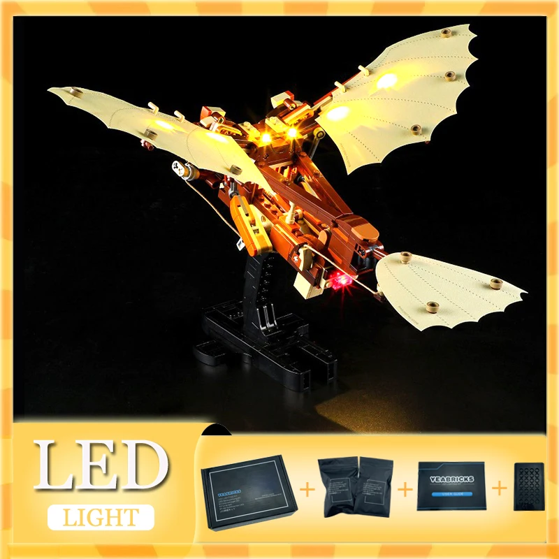 DIY LED Light Kit For LEGO Leonardo da Vinci's Flying Machine 10363 Building Block Gift(Only LED Light,Without Blocks Model)
DIY LED Light Kit For LEGO Leonardo da Vinci's Flying Machine 10363 Building Block Gift(Only LED Light,Without Blocks Model)