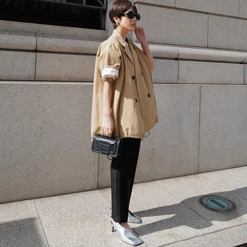 Gagarich Spring Autumn Japanese Instagram Blogger Retro Design Sense Thin Fashionable Suit Loose Slimming Casual Jacket Top
Gagarich Spring Autumn Japanese Instagram Blogger Retro Design Sense Thin Fashionable Suit Loose Slimming Casual Jacket Top