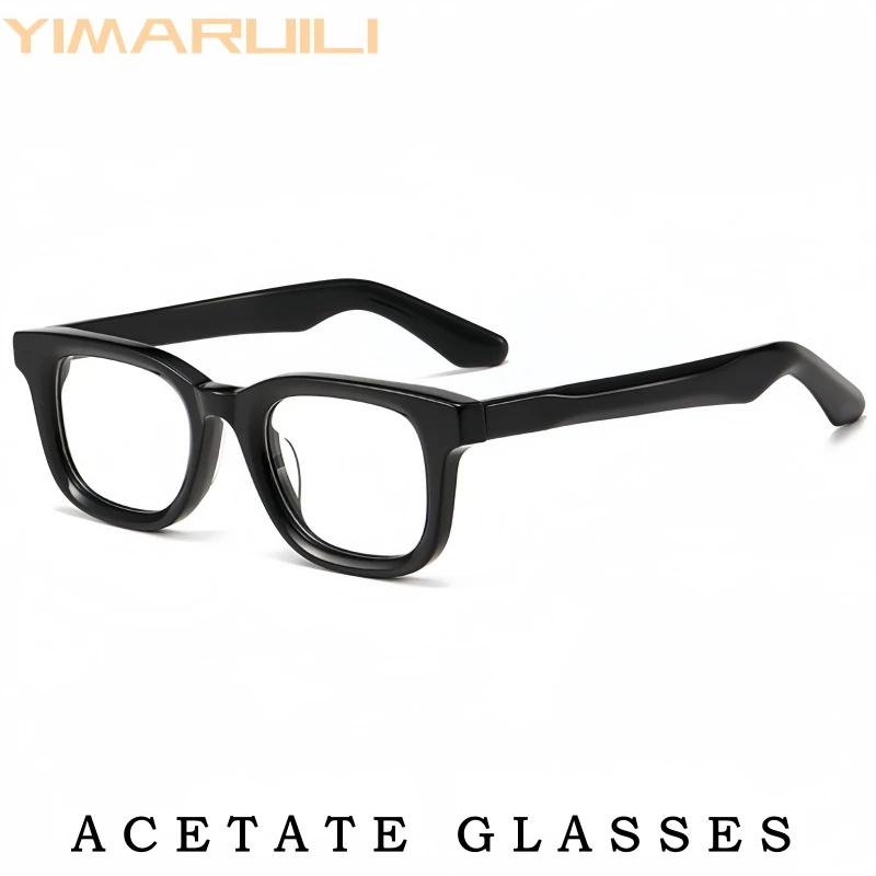 YIMARUILI High Quality Men's Acetate Glasses Thickened Retro Square Big Size Optical Prescription Eyeglasses Frame Women Z2212U
YIMARUILI High Quality Men's Acetate Glasses Thickened Retro Square Big Size Optical Prescription Eyeglasses Frame Women Z2212U