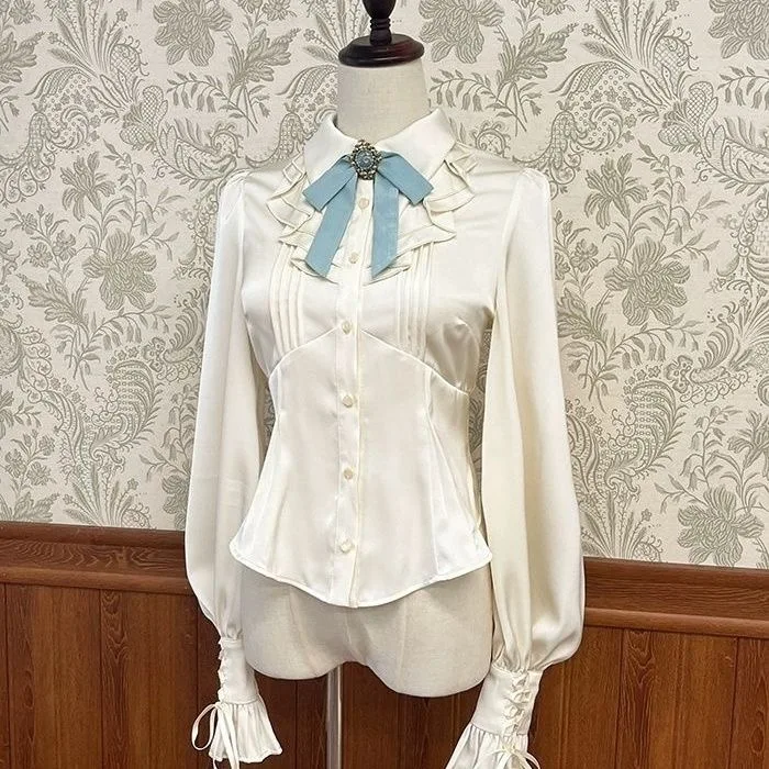 Japanese Vintage Lolita Shirts Women Y2k Ruffles Long Sleeve Blouses Female Elegant Princess Shirts Female Elegant Sweet Tops
Japanese Vintage Lolita Shirts Women Y2k Ruffles Long Sleeve Blouses Female Elegant Princess Shirts Female Elegant Sweet Tops