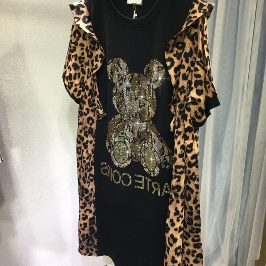 【New style】Extra-large size 2- 300kg fat m summer hot drilling dress leopard print fungus edge bear short sleeve medium and lon
【New style】Extra-large size 2- 300kg fat m summer hot drilling dress leopard print fungus edge bear short sleeve medium and lon