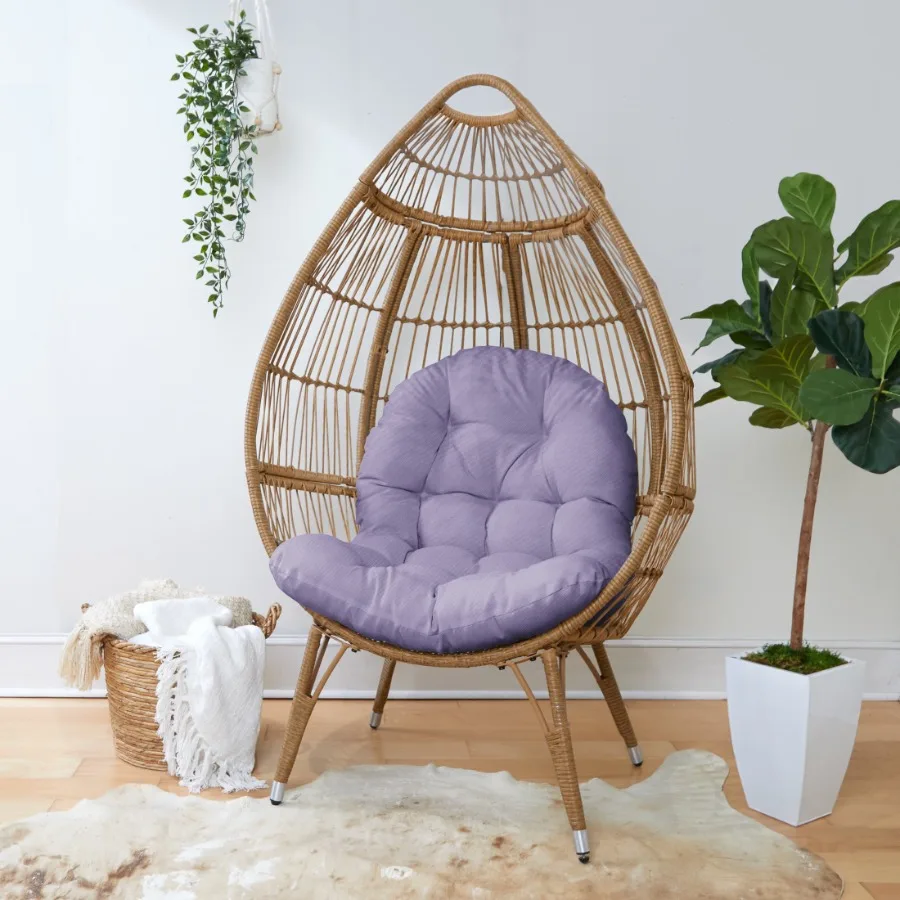 Indoor Lavender Egg Chair Cushion 44 in x 27 in x 4 in
Indoor Lavender Egg Chair Cushion 44 in x 27 in x 4 in