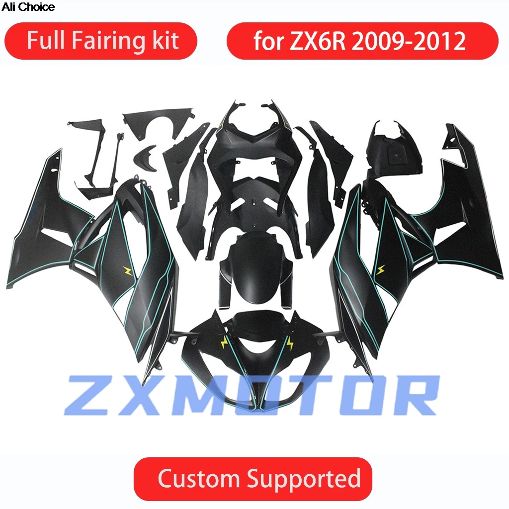 Prime Fairing Set ZX6R 2009 2010 2011 2012 Fairings Panel Kit Bodywork for KAWASAKI 636 ZX 6R 09 10 11 12
Prime Fairing Set ZX6R 2009 2010 2011 2012 Fairings Panel Kit Bodywork for KAWASAKI 636 ZX 6R 09 10 11 12