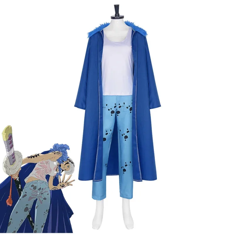 Аниме Trafalgar D. Water Law Косплей Костюм Плюшевый воротник Пальто Плащ Синие брюки Униформа Взрослый мужчина Женщина Наборы для Хэллоуина; 2k,
Аниме Trafalgar D. Water Law Косплей Костюм Плюшевый воротник Пальто Плащ Синие брюки Униформа Взрослый мужчина Женщина Наборы для Хэллоуина; 2k,