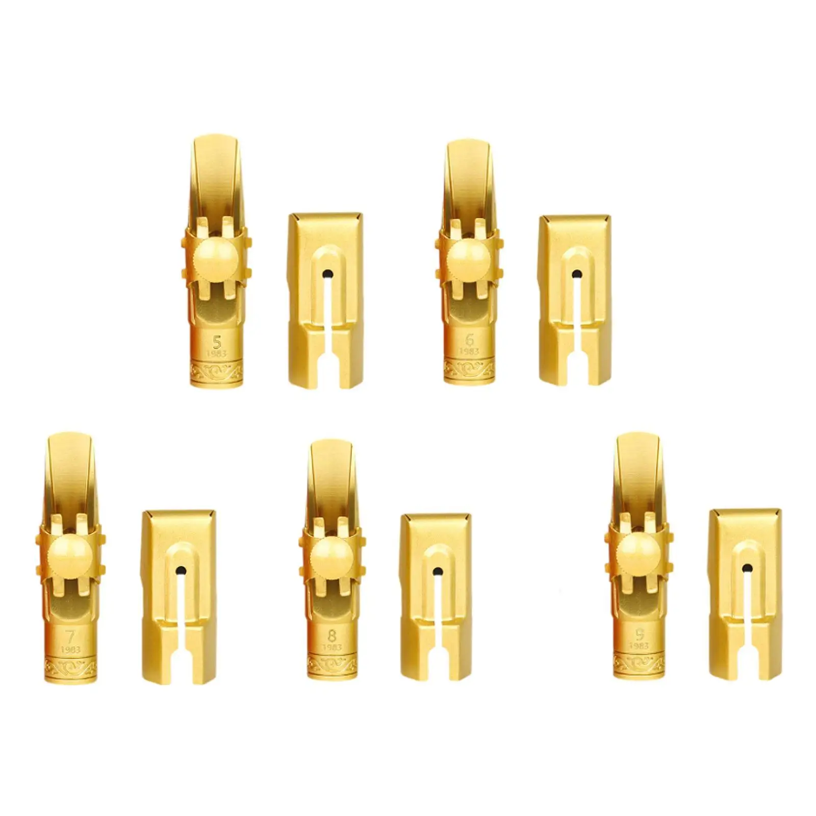 Alto Sax Brass Mouthpiece with Cap Sax Ligatures Fastener Lightweight Portable for Teachers
Alto Sax Brass Mouthpiece with Cap Sax Ligatures Fastener Lightweight Portable for Teachers