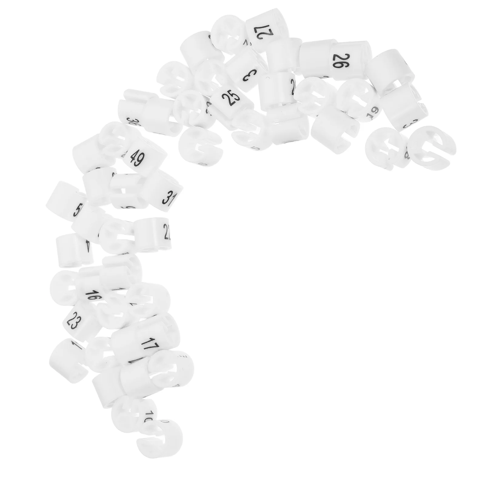 50 Pcs Hanger Size Buckle Clothes Marker Clothing Tag Markers Children's Tags Plastic
50 Pcs Hanger Size Buckle Clothes Marker Clothing Tag Markers Children's Tags Plastic