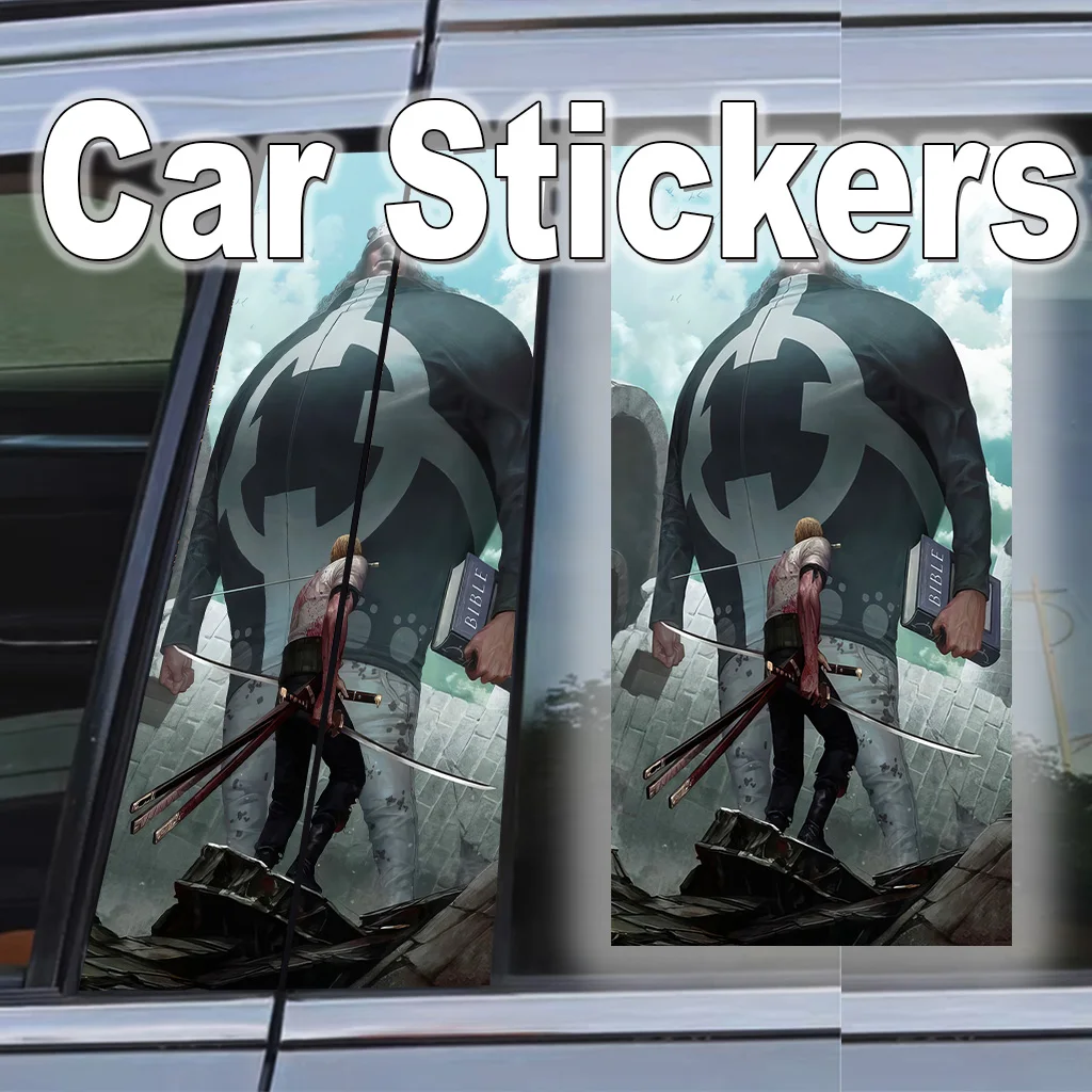 Zoro Car B Pillar Sticker Self-adhesive Poster One Piece Decal Waterproof Peel Scratch Resistant Vinyl Wrap JDM Accessories Gift
Zoro Car B Pillar Sticker Self-adhesive Poster One Piece Decal Waterproof Peel Scratch Resistant Vinyl Wrap JDM Accessories Gift