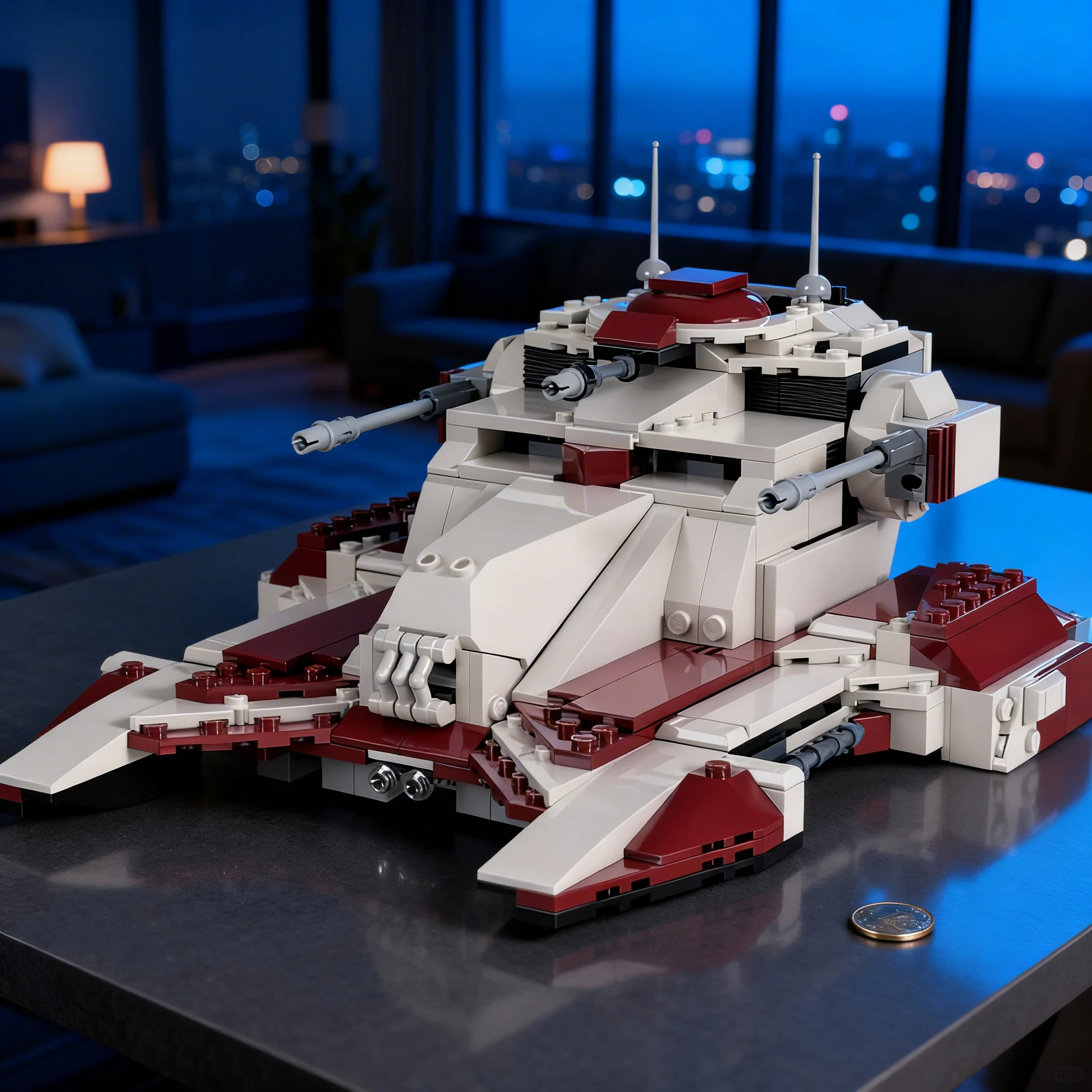 383PCS MOC Space Battle Galactic Republic Fighter Tank X2 Combine Build Model DIY Creative Ideas Assembly Bricks Gift Display
383PCS MOC Space Battle Galactic Republic Fighter Tank X2 Combine Build Model DIY Creative Ideas Assembly Bricks Gift Display