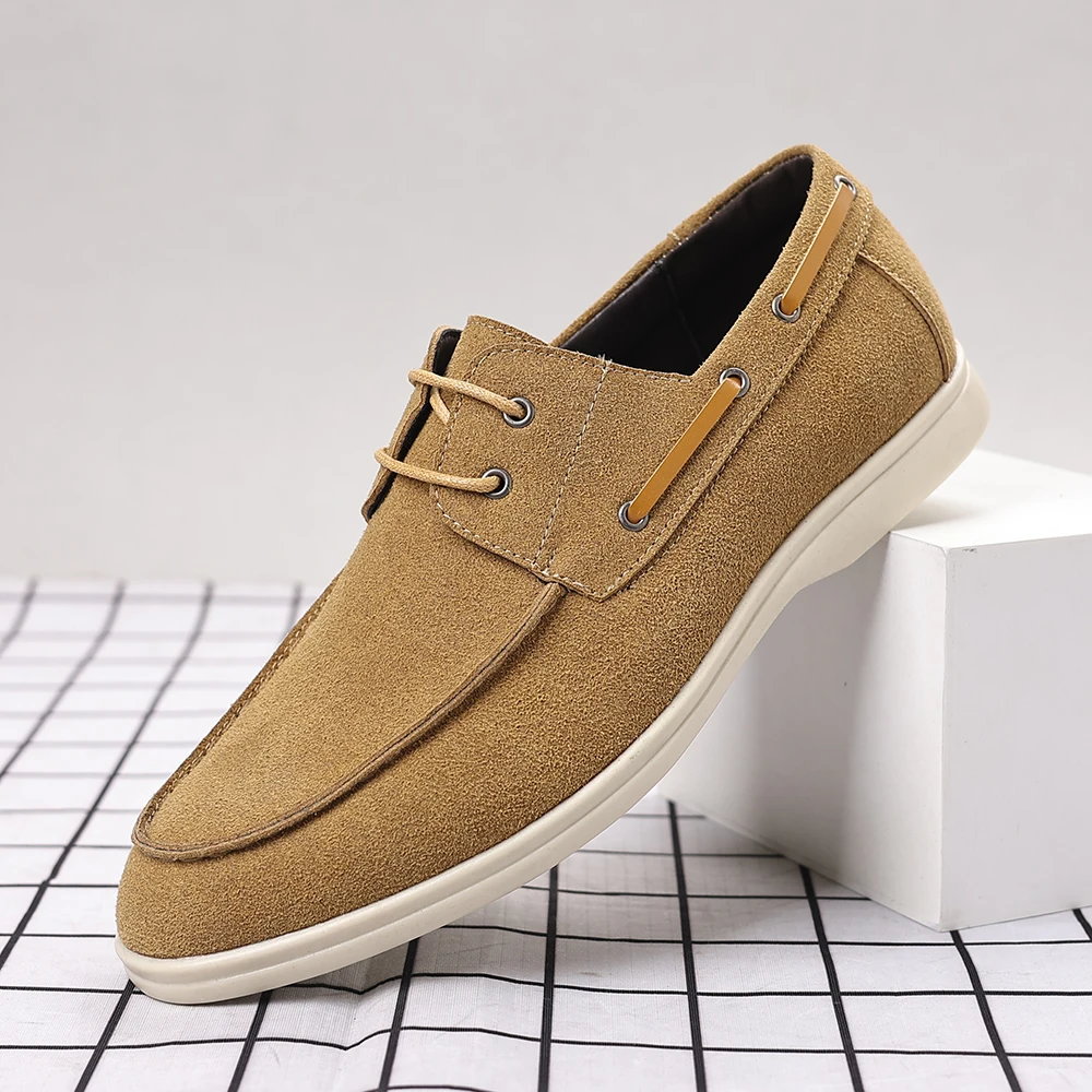 Men's Shoes Suede Leather Loafers Breathable Lightweight Non-Slip Casual Slip-On Shoes Solid Color for Spring Summer Autumn
Men's Shoes Suede Leather Loafers Breathable Lightweight Non-Slip Casual Slip-On Shoes Solid Color for Spring Summer Autumn
