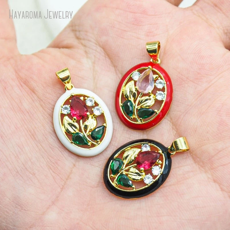 10Pcs Metal Cubic Zirconia Invisible Setting Enamel Gold Color Jewelry Pendant Wholesale Copper Charms
10Pcs Metal Cubic Zirconia Invisible Setting Enamel Gold Color Jewelry Pendant Wholesale Copper Charms
