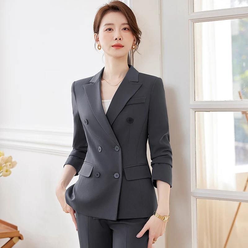 Insozkdg Autumn Vintage Casual Long Sleeves Blazers Wide-leg Pants Suits Commuter Solid Color Jacket Trousers 2-piece Sets Women
Insozkdg Autumn Vintage Casual Long Sleeves Blazers Wide-leg Pants Suits Commuter Solid Color Jacket Trousers 2-piece Sets Women