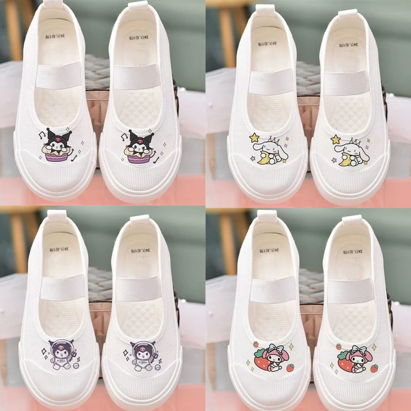 New Kuromi Kids Canvas Shoe Indoor Sanrios Cinnamoroll My Melody Girl Soft Bottom Breathable Leisure Sports Kawaii Cartoon
New Kuromi Kids Canvas Shoe Indoor Sanrios Cinnamoroll My Melody Girl Soft Bottom Breathable Leisure Sports Kawaii Cartoon