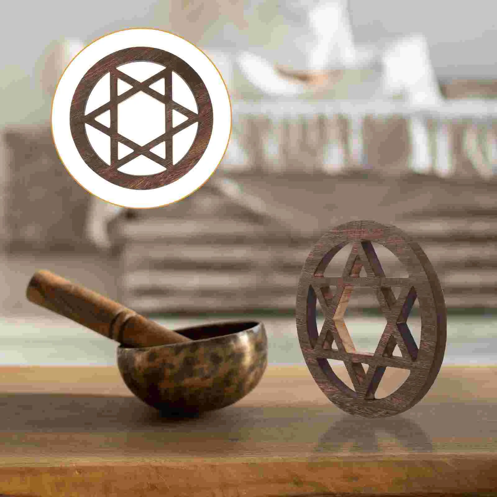 Pc Wooden Carving Altar Decor Six Pointed Star Sacrificial Tray Mat Wall Hanging Home Decor Retro Style
Pc Wooden Carving Altar Decor Six Pointed Star Sacrificial Tray Mat Wall Hanging Home Decor Retro Style