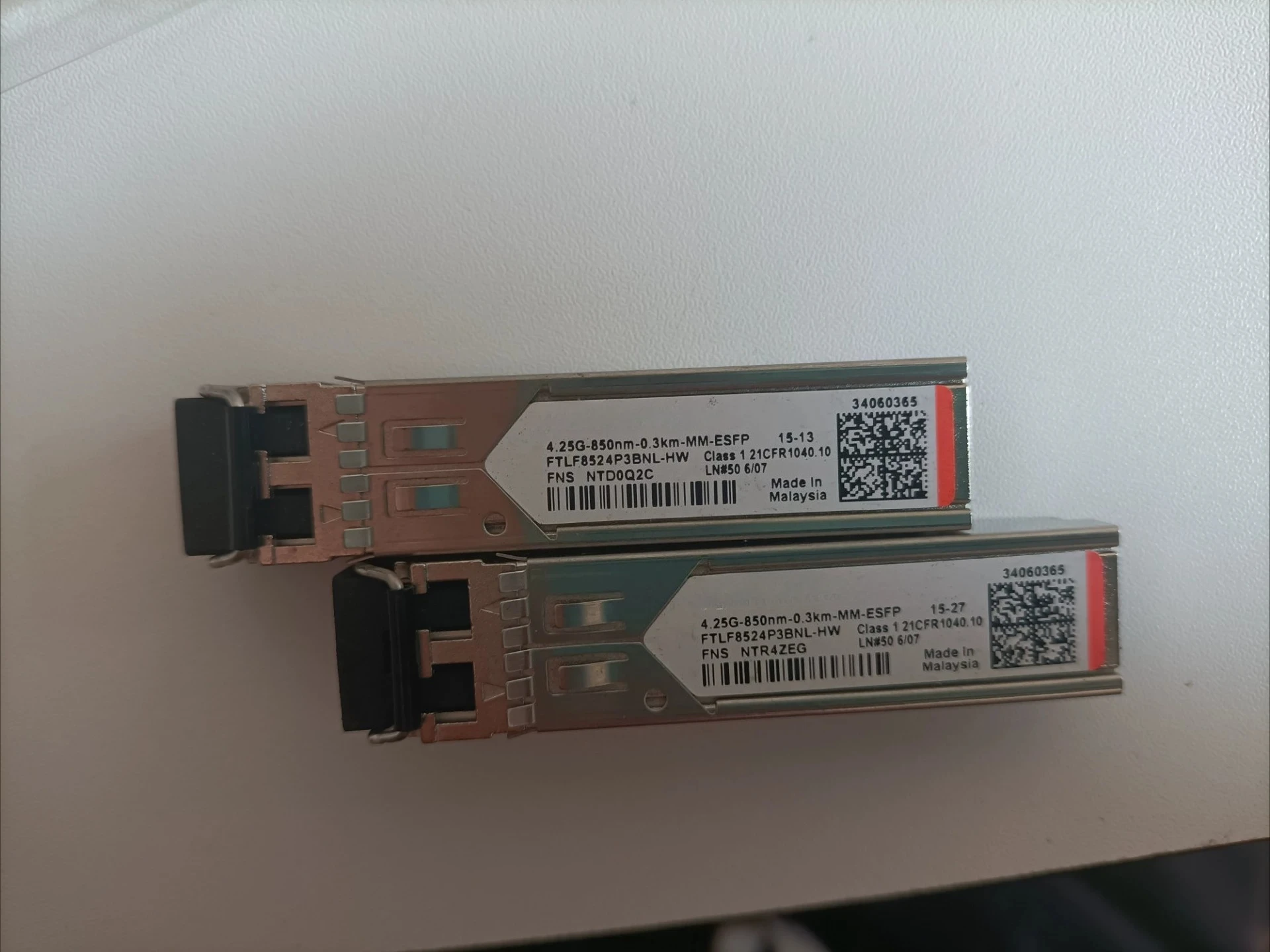Used 90% for Huawei 34060365 eSFP 4.25G 850nm 300m MMF LC Multi-rate Transceiver
Used 90% for Huawei 34060365 eSFP 4.25G 850nm 300m MMF LC Multi-rate Transceiver