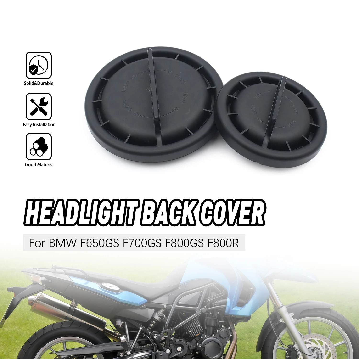 Accesorios Moto Headlight Back Cover For BMW K72 F650GS K70 F700GS F800GS F800R ADV2005-2014 63127698599 Waterproof Black Cover
Accesorios Moto Headlight Back Cover For BMW K72 F650GS K70 F700GS F800GS F800R ADV2005-2014 63127698599 Waterproof Black Cover