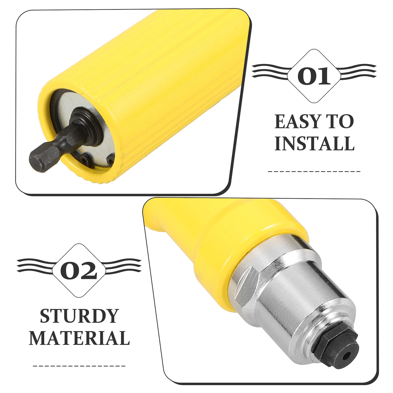 1Set Rivet Tool Adapter Electric Alloy Steel Plastic Connector Accessories for Cordless Rivet Nut Drill Tool Automatic Riveter
1Set Rivet Tool Adapter Electric Alloy Steel Plastic Connector Accessories for Cordless Rivet Nut Drill Tool Automatic Riveter