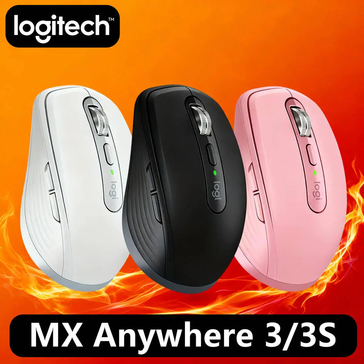 Logitech MX Anywhere 3S Wireless Mouse, Darkfield, 8000 DPI, MagSpeed Scroll, USB-C Charge, 3-Device, iPad
Logitech MX Anywhere 3S Wireless Mouse, Darkfield, 8000 DPI, MagSpeed Scroll, USB-C Charge, 3-Device, iPad