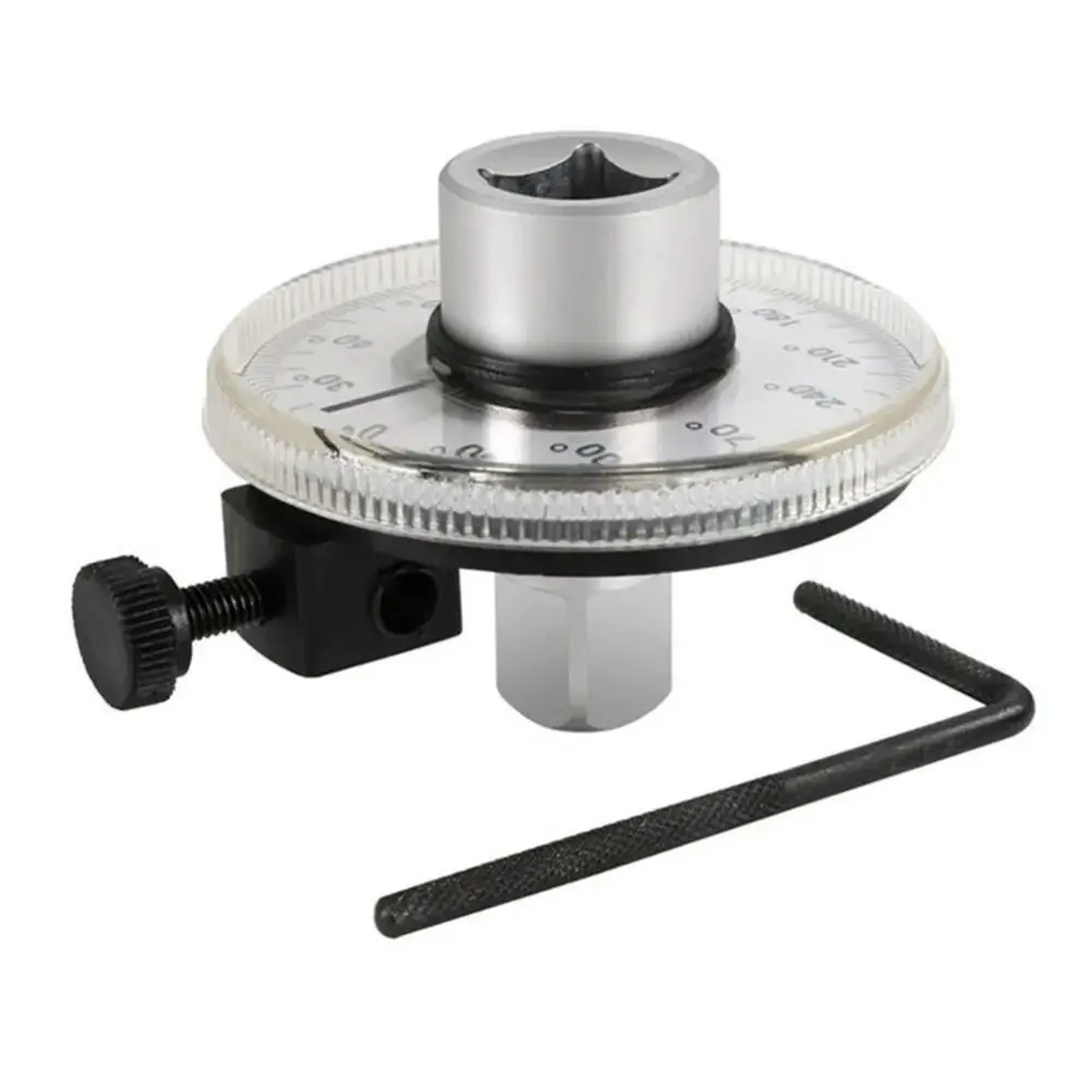 High Precision Torque Meter Dial Easy-to-Read Scale Tightening Adjustable Angle Measuring Tool Portable Compact