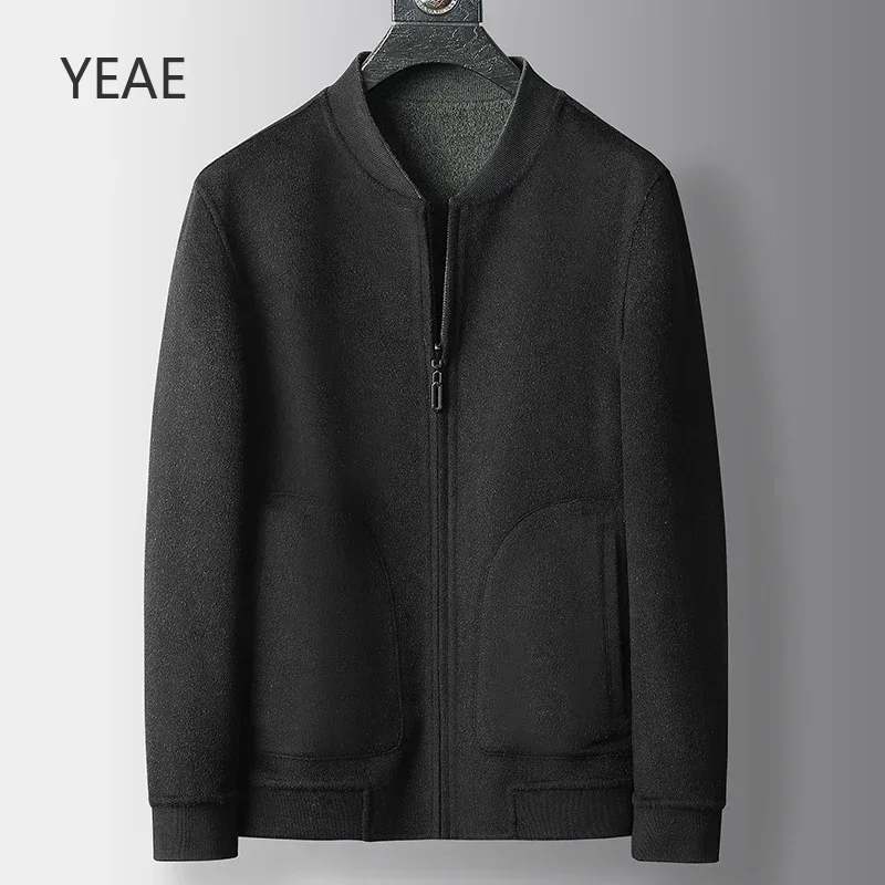 YEAE Autumn and Men's Winter Coats Men's Trench Coat Wool Two-Tone Contrasting Sides Double-Faced Wool Short Baseball-Style
YEAE Autumn and Men's Winter Coats Men's Trench Coat Wool Two-Tone Contrasting Sides Double-Faced Wool Short Baseball-Style