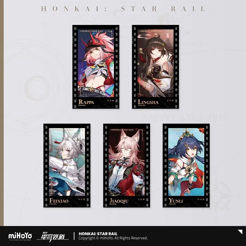 miHoYo Honkai StarRail Official Genuine Goods Star Rail Series Anime Game Peripheral Imitation Film Card Collection Card Gift
miHoYo Honkai StarRail Official Genuine Goods Star Rail Series Anime Game Peripheral Imitation Film Card Collection Card Gift