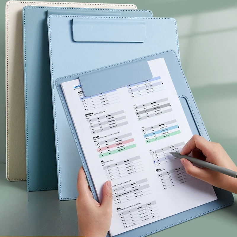 Business Folder Data Book A4 Leather Writing Clip Office Storage Menu Clamp High Appearance Contract Book Clip Music Score Clamp
Business Folder Data Book A4 Leather Writing Clip Office Storage Menu Clamp High Appearance Contract Book Clip Music Score Clamp