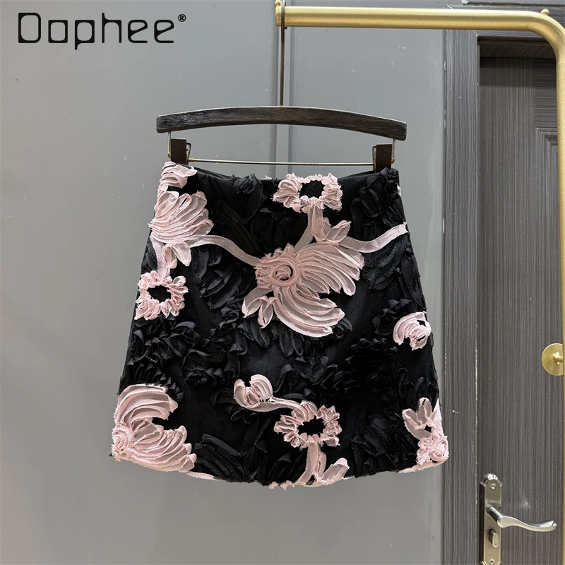 Trendy Personalized Retro Flower Embroidered A-line Skirt Women Summer New Temperament Socialite High Waist Slim Sexy Mini Skirt
Trendy Personalized Retro Flower Embroidered A-line Skirt Women Summer New Temperament Socialite High Waist Slim Sexy Mini Skirt
