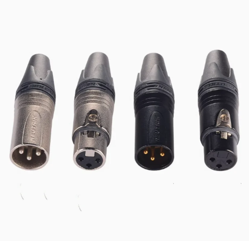 5pcs Three-core XLR cannon plug gold-plated audio terminal male and female NC3MXX/F
5pcs Three-core XLR cannon plug gold-plated audio terminal male and female NC3MXX/F