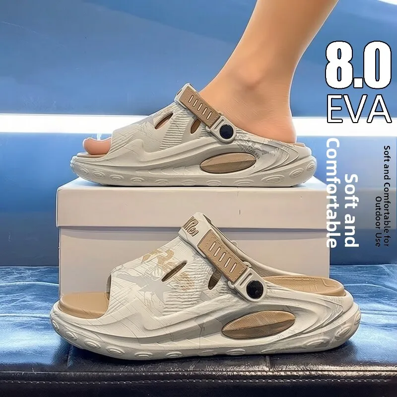Men's Summer Outdoor Anti-Slip Wear-Resistant Driving Beach Sandals Large Size Sport Casual EVA Flat Sandals Thick Bottom
Men's Summer Outdoor Anti-Slip Wear-Resistant Driving Beach Sandals Large Size Sport Casual EVA Flat Sandals Thick Bottom