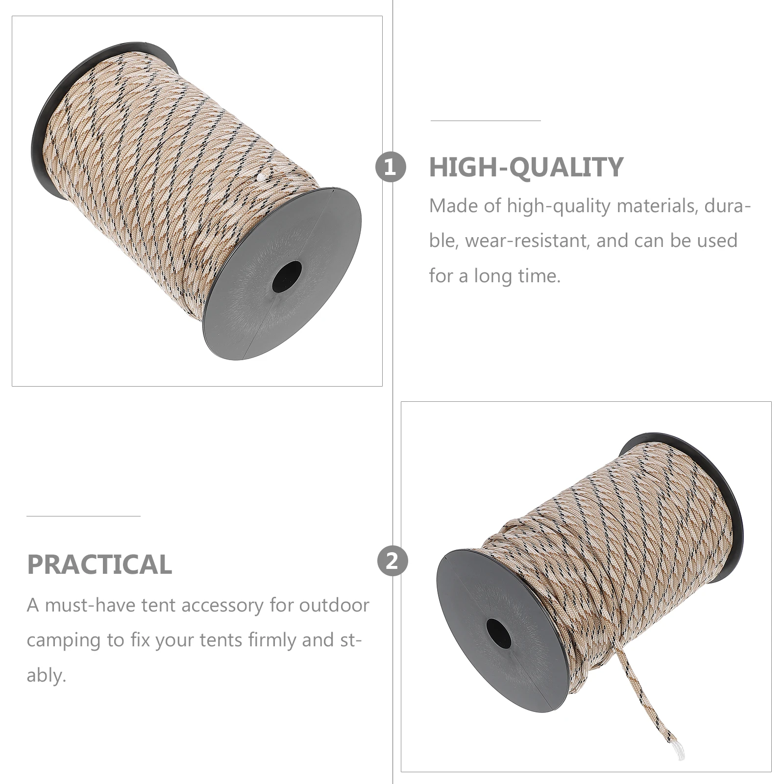 100M Portable Rescue Outdoor Climbing Sturdy Tent Rope Camping Supplies Durable Mountaineering Rope Multipurpose Outdoor
100M Portable Rescue Outdoor Climbing Sturdy Tent Rope Camping Supplies Durable Mountaineering Rope Multipurpose Outdoor