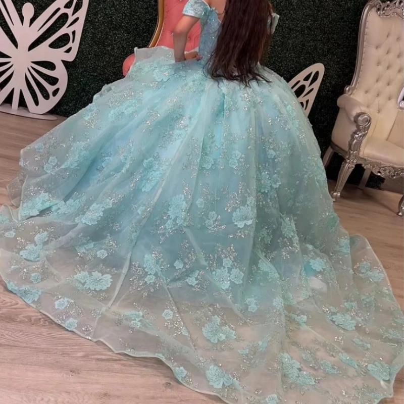 Customized Mexican Mint Green Quinceanera Dresses Cincerella Princess 15 16 Year Girl Birthday Party Dress Prom Occasion Wear
Customized Mexican Mint Green Quinceanera Dresses Cincerella Princess 15 16 Year Girl Birthday Party Dress Prom Occasion Wear
