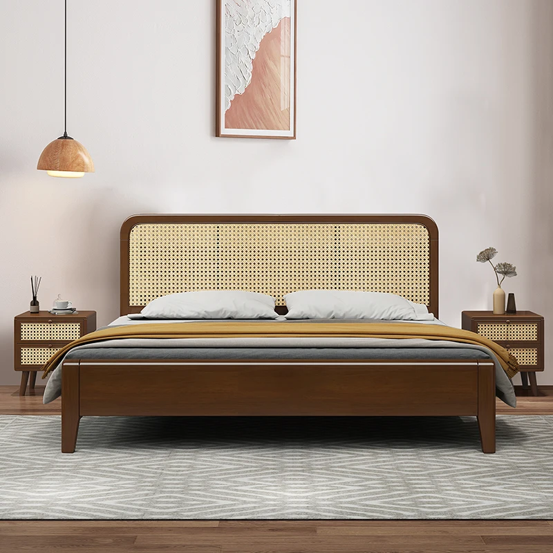 Shelves Nordic Double Bed Designer Wood Luxury Modern Headboard Twin Bed Frame Safe Sleeping Cama Box Casal Bedroom Furniture
Shelves Nordic Double Bed Designer Wood Luxury Modern Headboard Twin Bed Frame Safe Sleeping Cama Box Casal Bedroom Furniture