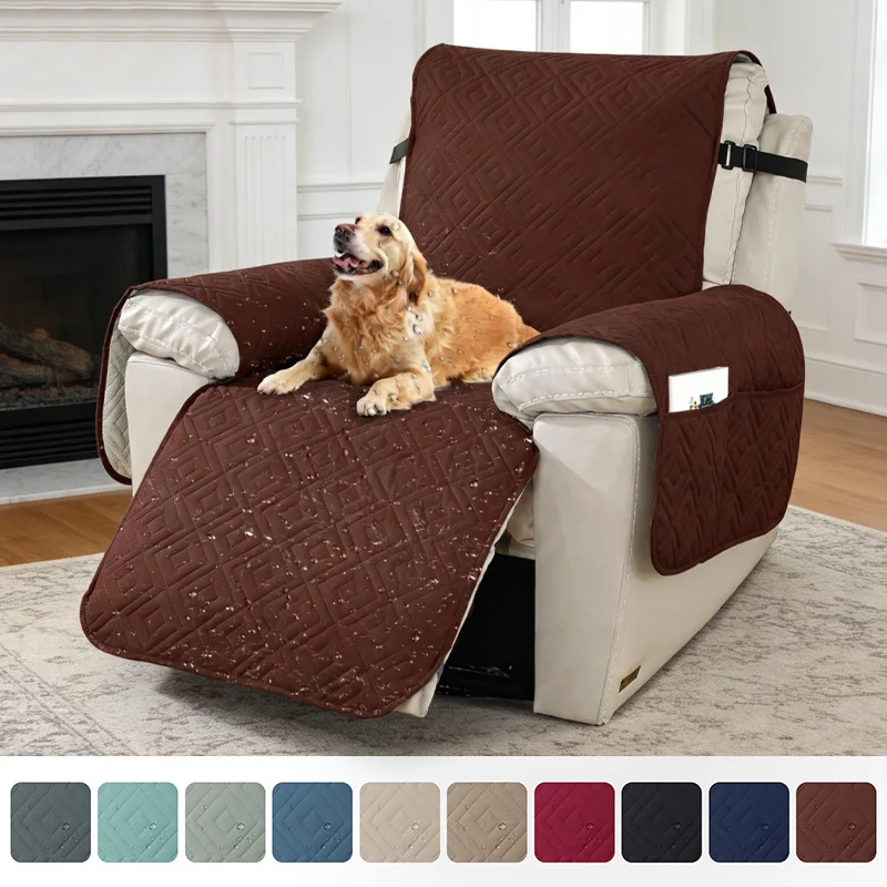 Waterproof Single Recliner Chair Cover Pet Friendly Anti Slip Armchairs Slipcover Sofa Protector with Adjustable Elastic Strap
Waterproof Single Recliner Chair Cover Pet Friendly Anti Slip Armchairs Slipcover Sofa Protector with Adjustable Elastic Strap