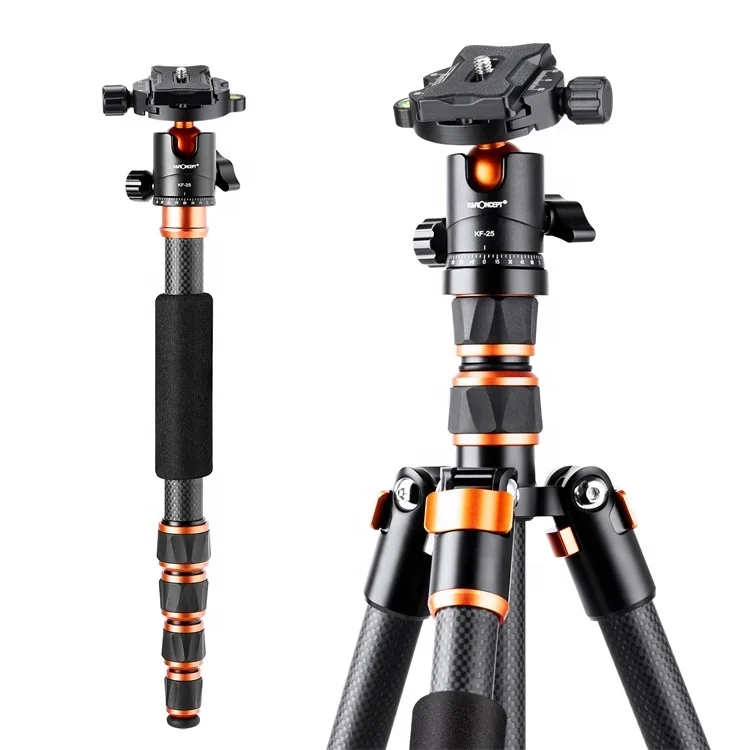 K&F Concept tripod multifunctional carbon fiber monopod camera accessories monopod tripods for gopro
K&F Concept tripod multifunctional carbon fiber monopod camera accessories monopod tripods for gopro