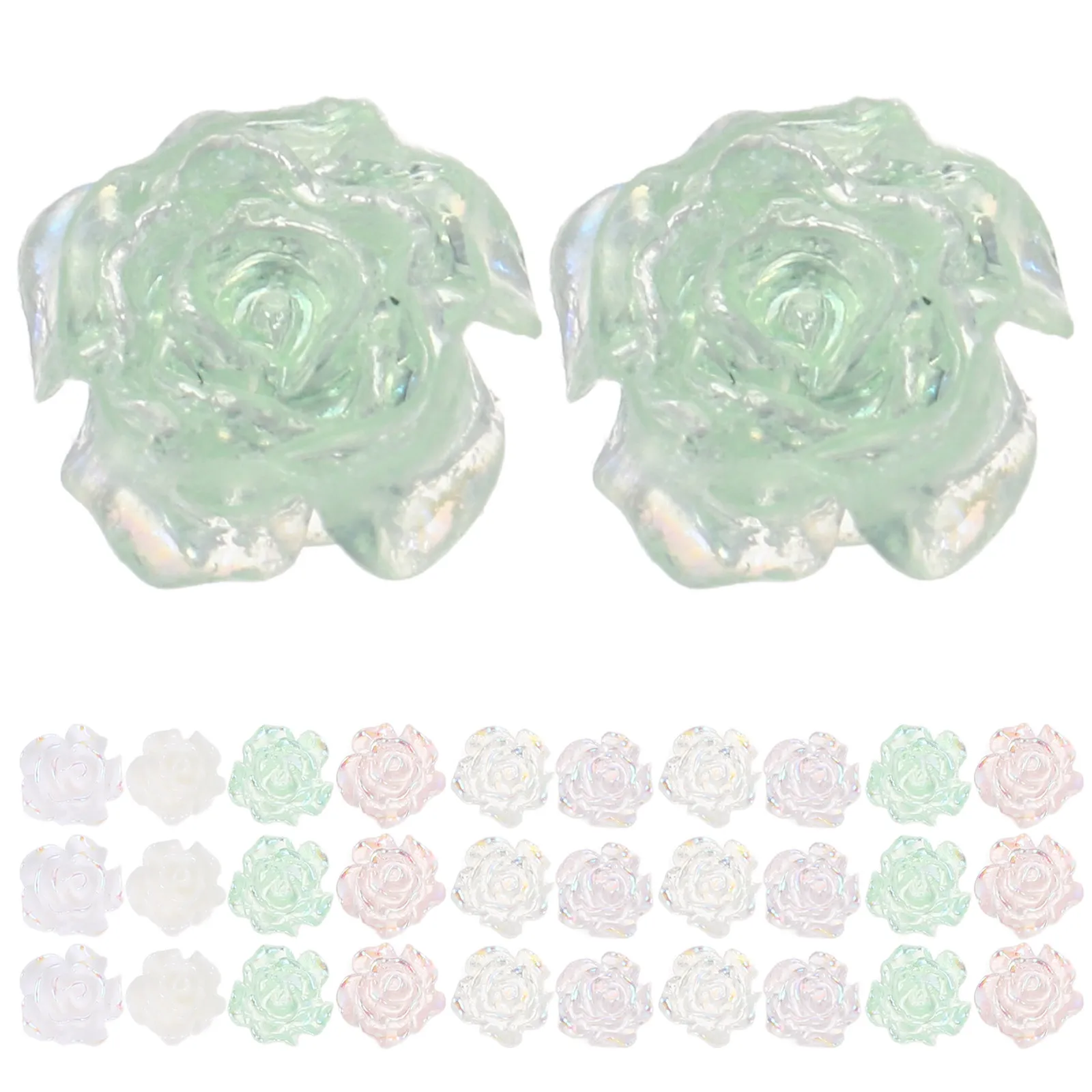 60pcs Wearable Nail Art Decorations Mini 3D Floral Charms Iridescent Resin Nail Supplies For Diy Manicure Press On
60pcs Wearable Nail Art Decorations Mini 3D Floral Charms Iridescent Resin Nail Supplies For Diy Manicure Press On