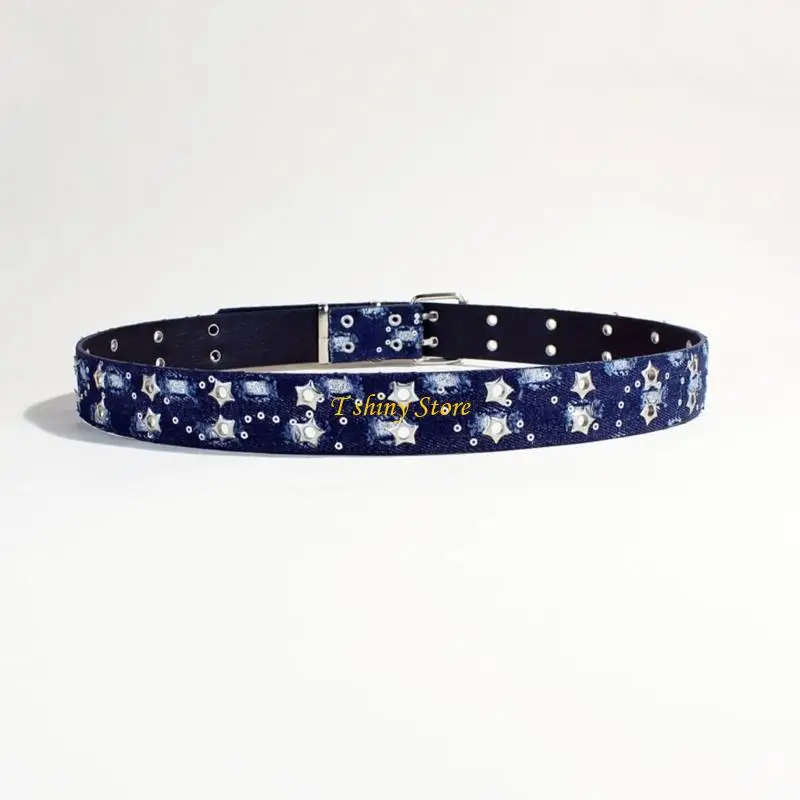 N58F Lady Punk Star Grommet Belt For Jeans And Pants Street Dance Casual Wear
N58F Lady Punk Star Grommet Belt For Jeans And Pants Street Dance Casual Wear