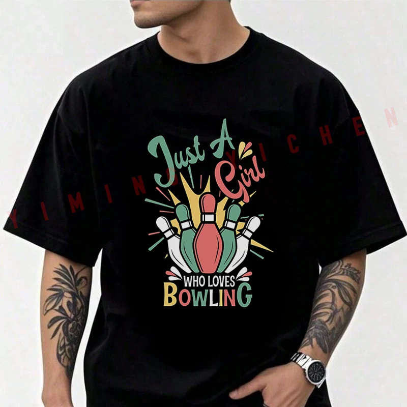 Just A Girl Who Loves Bowling Graphic Moto T-Shirt Men Cotton O-neck Short Sleeve TShirt Fashion Tops Tee
Just A Girl Who Loves Bowling Graphic Moto T-Shirt Men Cotton O-neck Short Sleeve TShirt Fashion Tops Tee