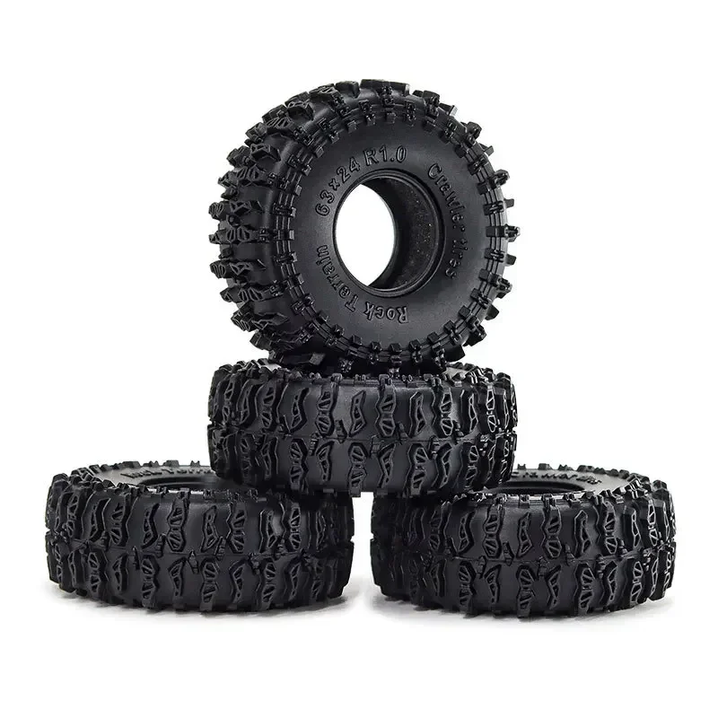 1.0" Soft Rubber Wheel Tire 4pcs 63mm for 1/18 1/24 TRX4M SCX24 AX24 RC Crawler Car Upgrade Parts Accessories
1.0" Soft Rubber Wheel Tire 4pcs 63mm for 1/18 1/24 TRX4M SCX24 AX24 RC Crawler Car Upgrade Parts Accessories