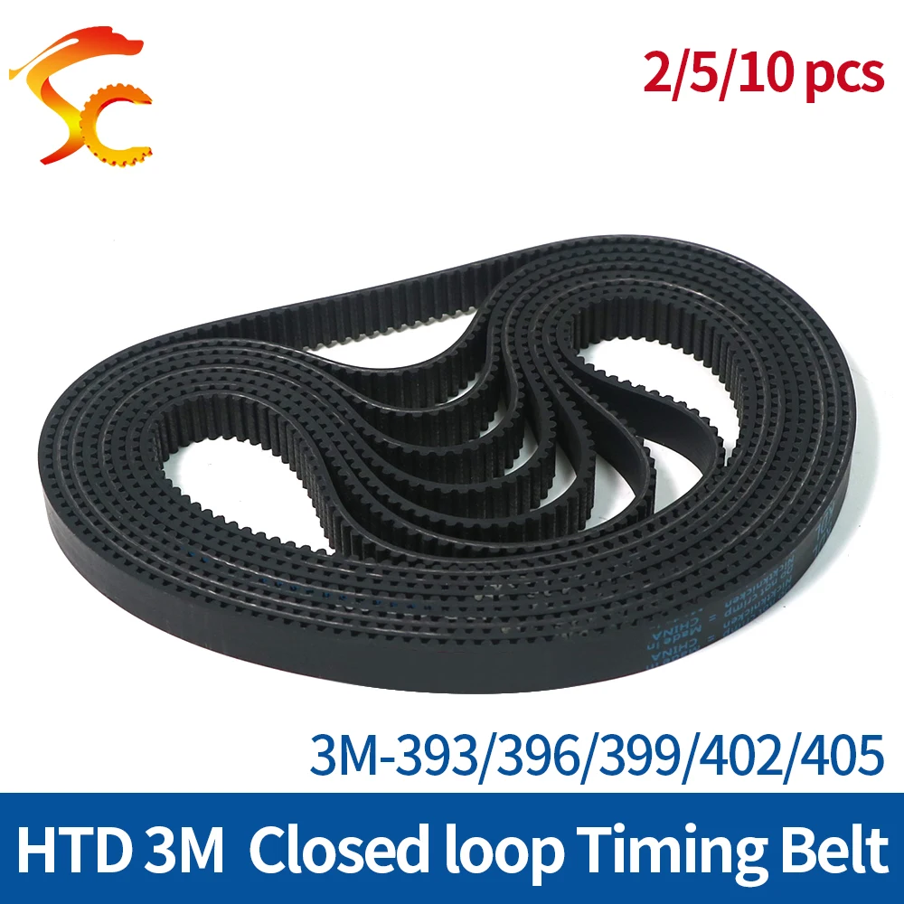 3D printers HTD3M Timing Belt length 393/396/399/402/405mm closed loop rubber Belt width 6/10/15mm Free Shipping
3D printers HTD3M Timing Belt length 393/396/399/402/405mm closed loop rubber Belt width 6/10/15mm Free Shipping
