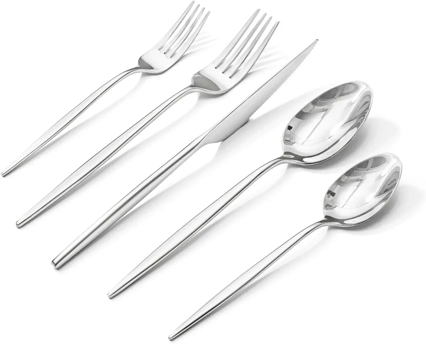 Silverware Set, 40-Piece Flatware Set Cutlery Set Premium 18/10 Stainless Steel, Tableware Include Forks Knives Spoons for Home
Silverware Set, 40-Piece Flatware Set Cutlery Set Premium 18/10 Stainless Steel, Tableware Include Forks Knives Spoons for Home