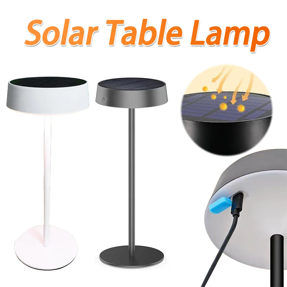 Solar Table Lamp Dimmable LED Desk Lamp Waterproof Cordless Table Lamp Rechargeable Portable Night Light for Indoor and Outdoor
Solar Table Lamp Dimmable LED Desk Lamp Waterproof Cordless Table Lamp Rechargeable Portable Night Light for Indoor and Outdoor