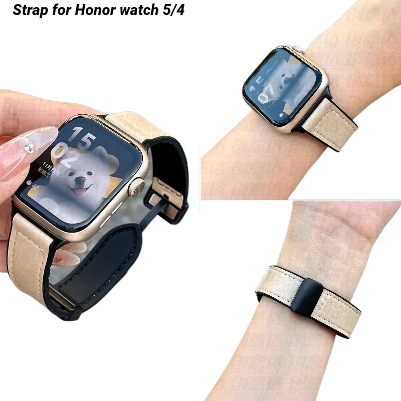 Magnetic Strap for Honor watch 5/4 Sport Watchband for Honor watch 4 Woman Man Wristband Correa Bracelet SmartWatch Accessories
Magnetic Strap for Honor watch 5/4 Sport Watchband for Honor watch 4 Woman Man Wristband Correa Bracelet SmartWatch Accessories