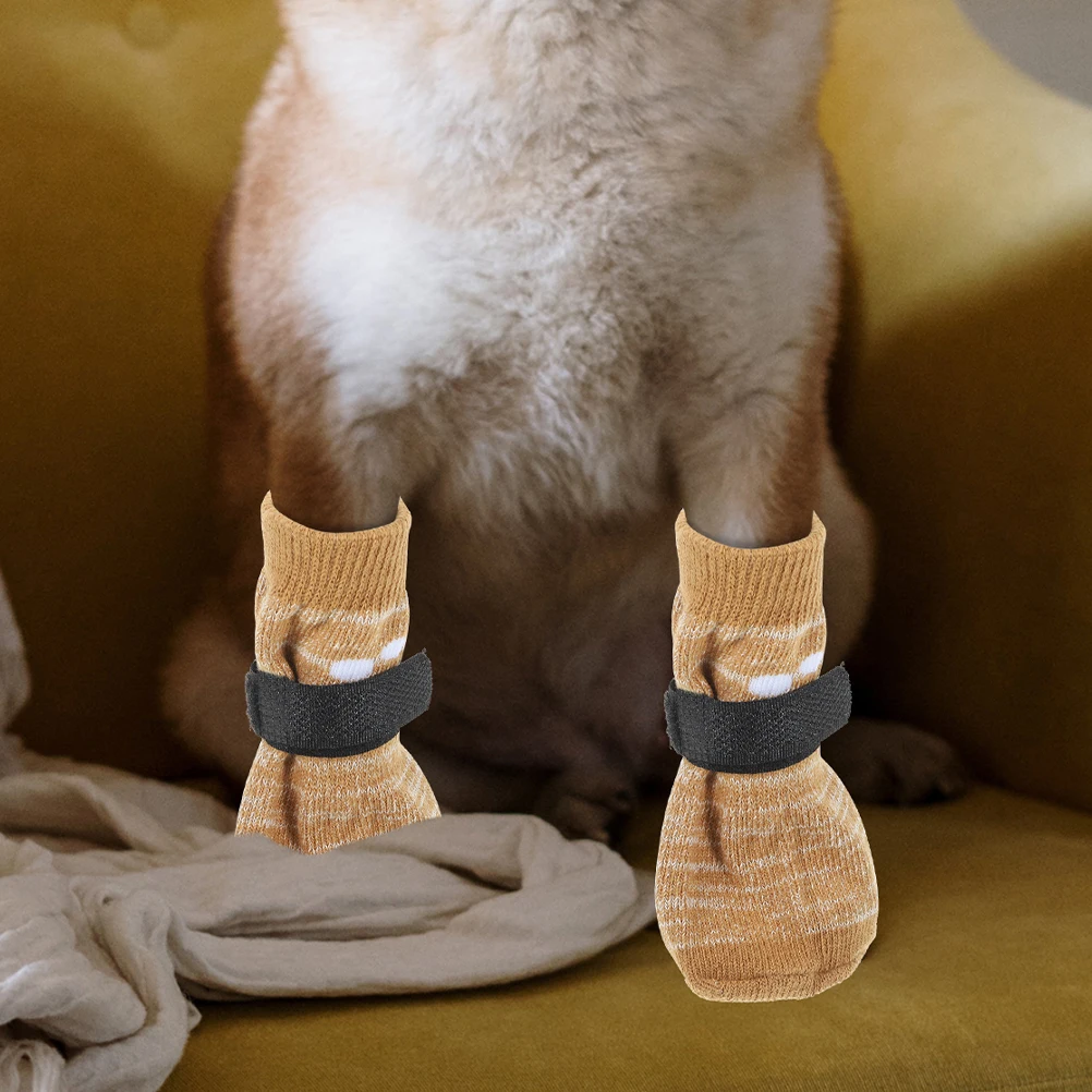 Pet Socks Dog with Grips Small to Prevent Scratching for Dogs Washable Large Paw Protector 
Pet Socks Dog with Grips Small to Prevent Scratching for Dogs Washable Large Paw Protector