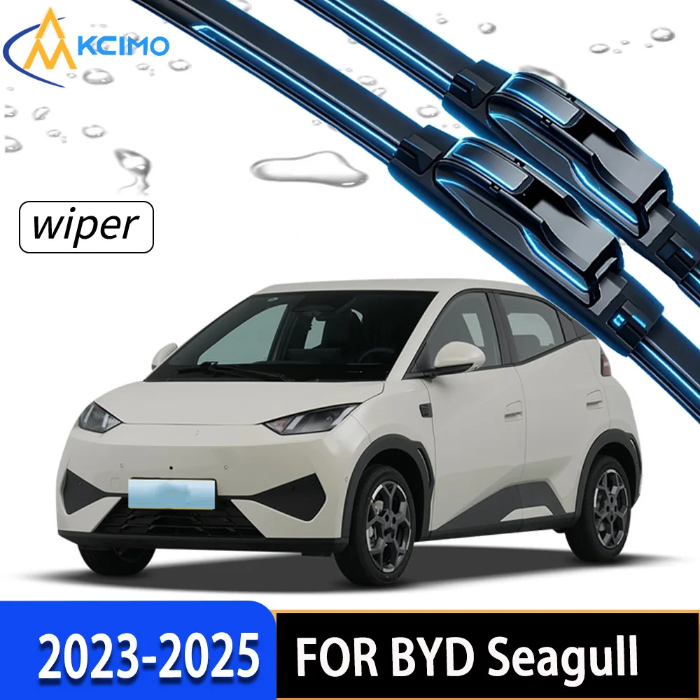 Durable Rubber Front Windscreen Wiper Blades, Stable Performance Under All Weather Conditions for BYD Seagull EQ 2023-2025
Durable Rubber Front Windscreen Wiper Blades, Stable Performance Under All Weather Conditions for BYD Seagull EQ 2023-2025