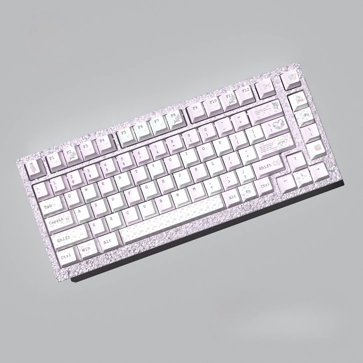 Cat Mechanical Keyboard Keychain, Cute Pink Cat Keycap Set, PBT, Customized, Cherry Cap, 130 Keys
Cat Mechanical Keyboard Keychain, Cute Pink Cat Keycap Set, PBT, Customized, Cherry Cap, 130 Keys